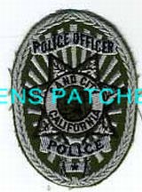 CALIFORNIA,SAND CITY POLICE BADGE PATCH SUBDUED 1_wm